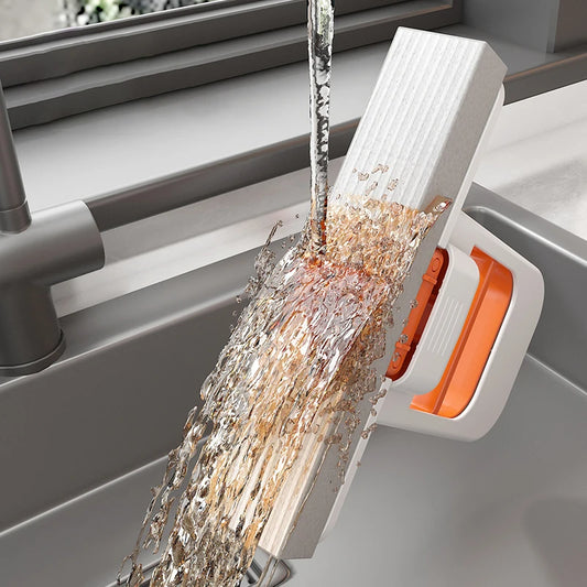 Dual-use Small Cotton Mop Household Desktop Wet And Dry Water Spray Mini Handheld Mop Free Hand Washing Cleaning Indoor