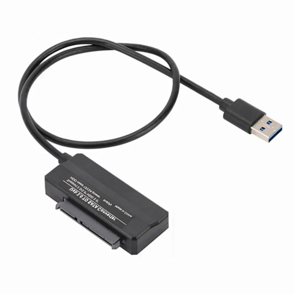 Sata To USB 3.0 Adapter Cable USB To SATA 3 Cable Support 22 Pin 2.5 3.5 Inche External HDD SSD Hard Disk Computer Connector Fit