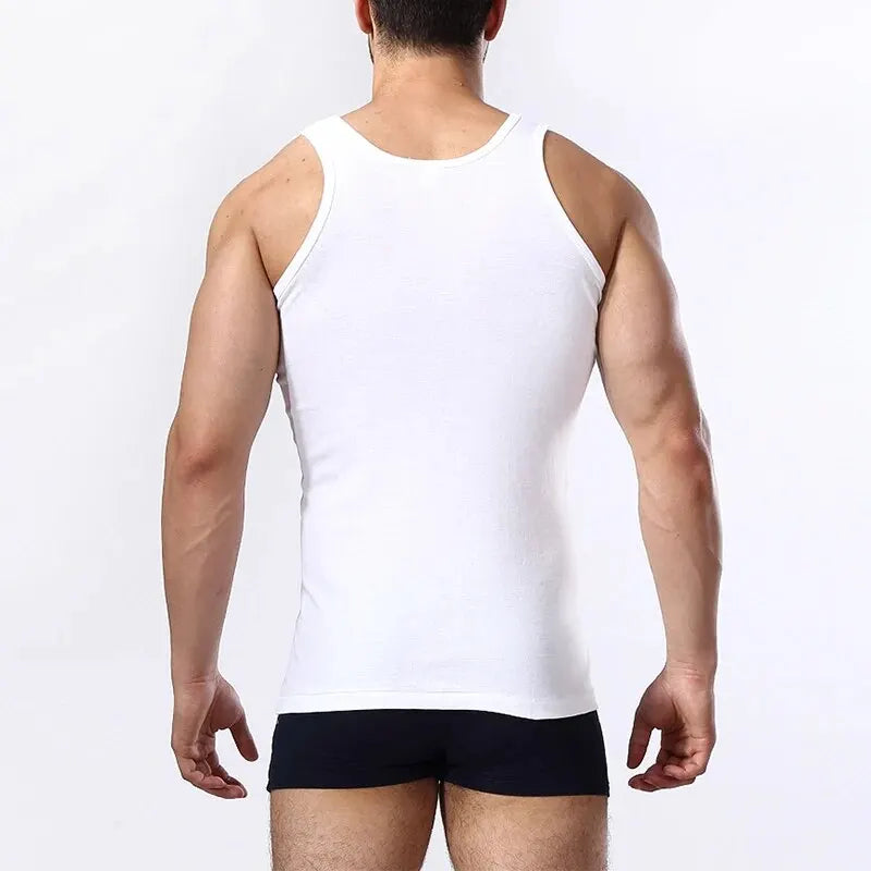 European and American Sizes Cotton MEN'S Vests Young MEN'S Sports Fashion Bottoming Vests