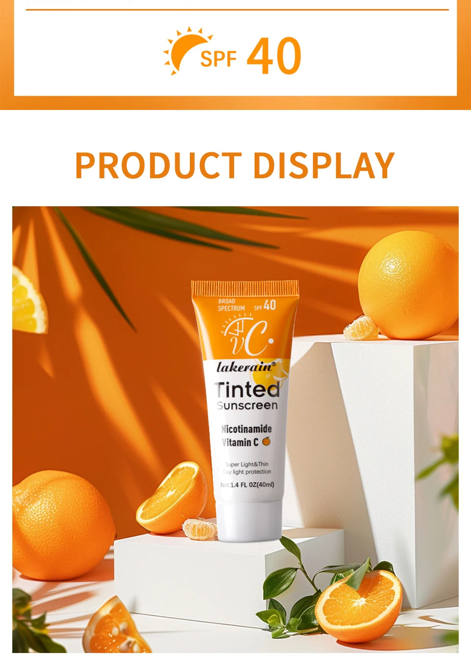 Tinted Moisturizing VC Sunscreen SPF40