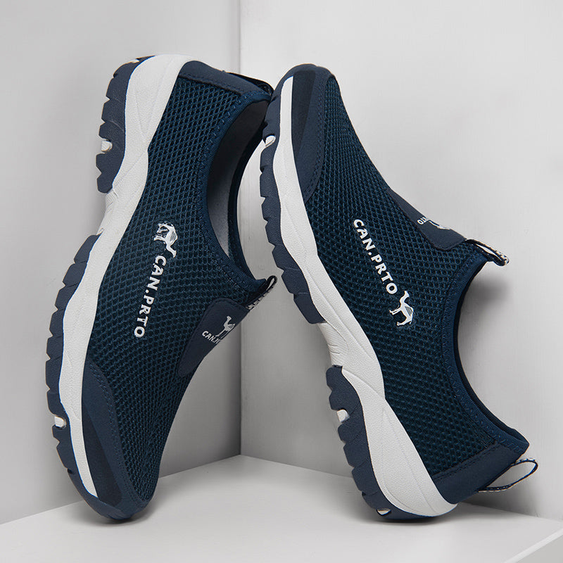 Men’s Breathable Slip-On Mesh Shoes - Lightweight Summer Casual Sneakers & Loafers