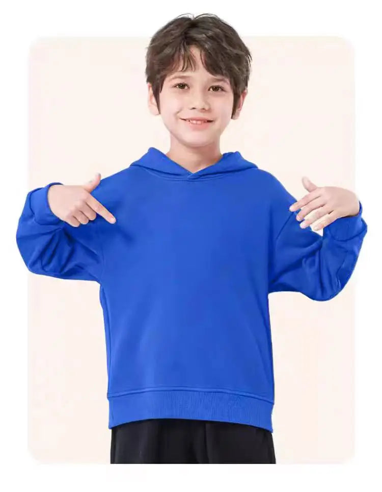 Children Spring  Autumn Hoodie Pants Two Piece Suit Boys And Girls Outdoor Sports Set Kid Casual Pullover basketball Coat