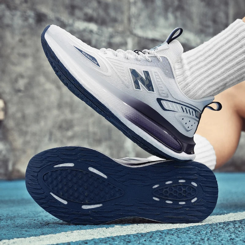 Men’s Breathable Mesh Sports Shoes | 2025 Trendy Running Sneakers