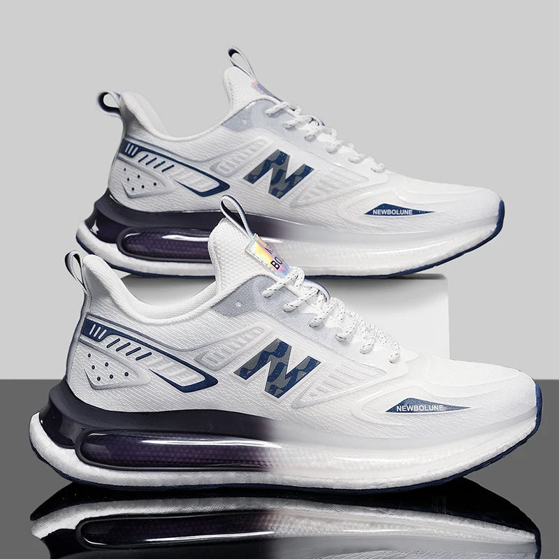 Men’s Breathable Mesh Sports Shoes | 2025 Trendy Running Sneakers