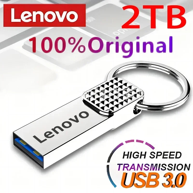 Lenovo USB 2TB USB Flash Drive Metal USB 3.0 Pen Drive Key 1TB Type C High Speed Pendrive 128gb Mini Flash Drive For Phone
