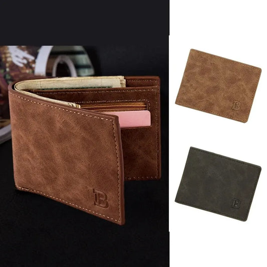 Men’s Wallet Simple and Short Wallet Large Capacity Multi Card Slot.