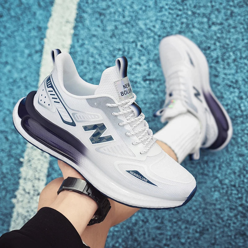 Men’s Breathable Mesh Sports Shoes | 2025 Trendy Running Sneakers