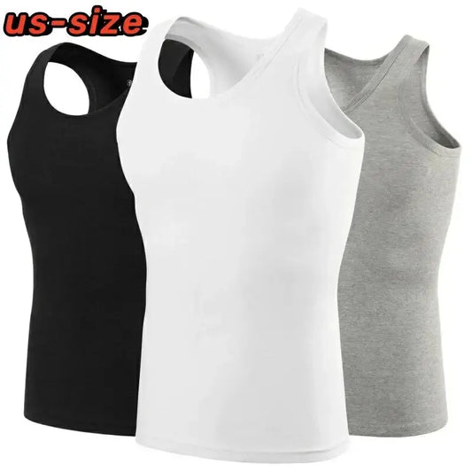 European and American Sizes Cotton MEN'S Vests Young MEN'S Sports Fashion Bottoming Vests
