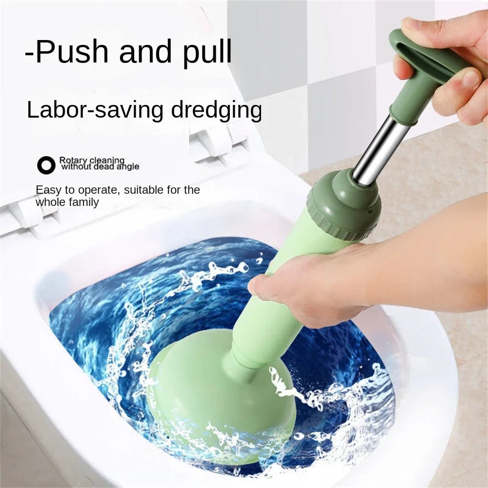Silicone Toilet Plunger High Pressure Pump Anti Clogging Drain Cleaners