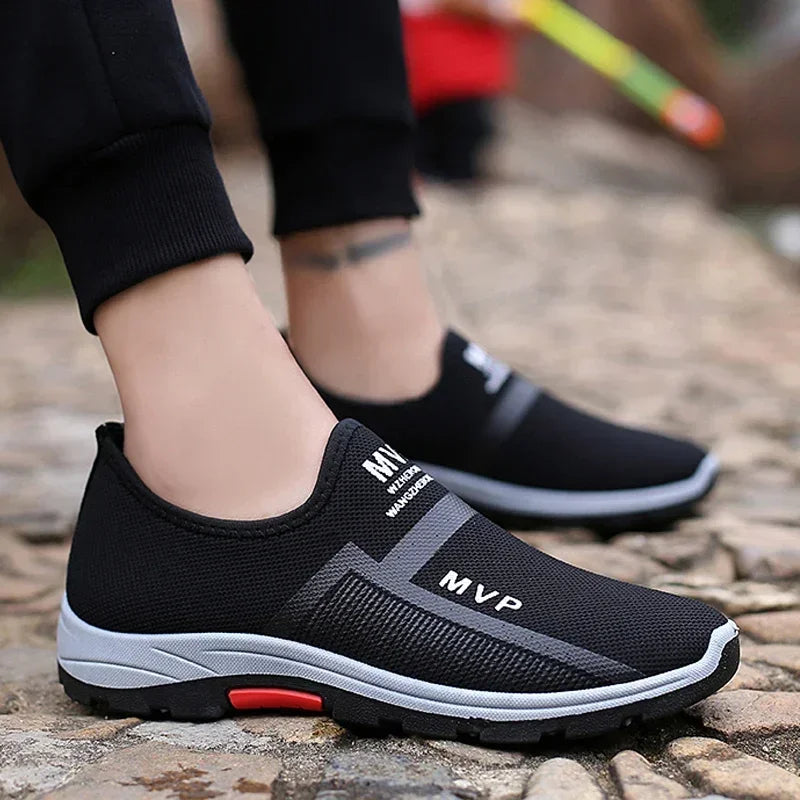 Men’s Summer Mesh Shoes | Lightweight Breathable Slip-On Sneakers