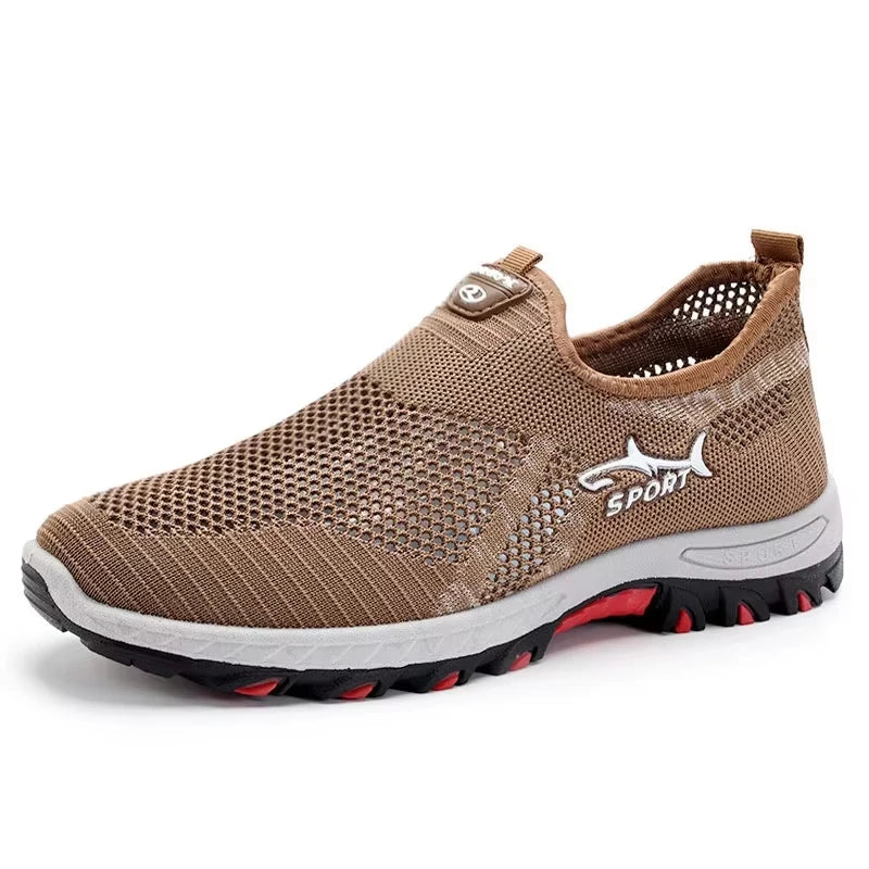 2025 Summer Mesh Men’s Sneakers – Lightweight Breathable Shoes
