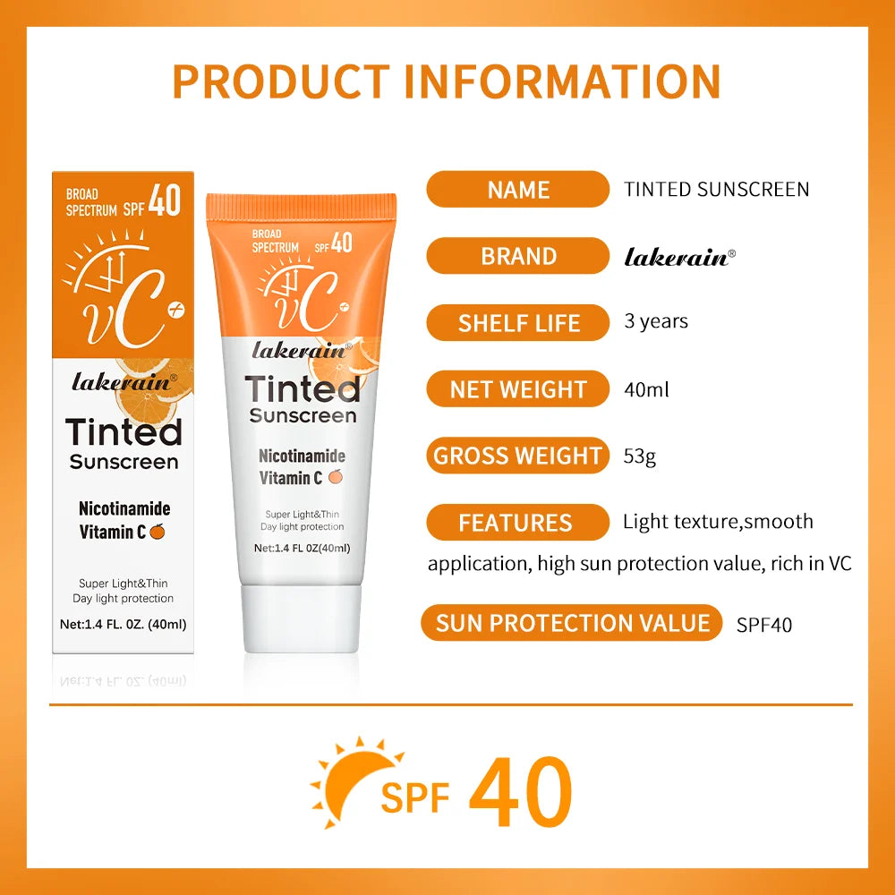 Tinted Moisturizing VC Sunscreen SPF40