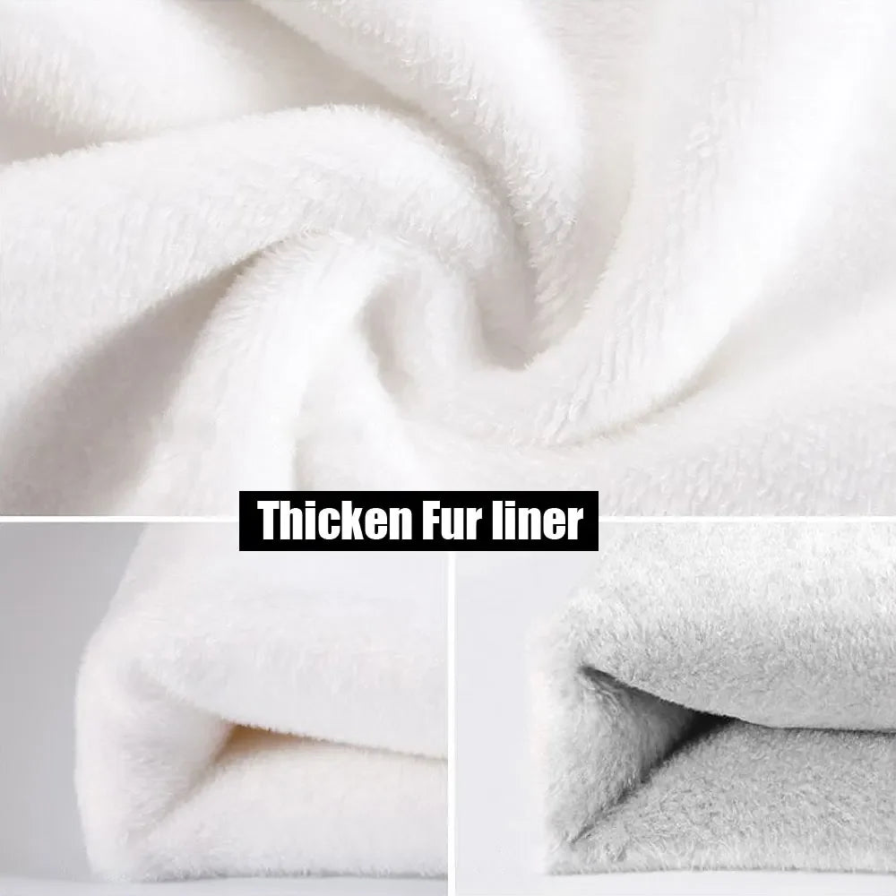 Winter Men Thickening Velvet Warm Tops Men's Long-sleeved Thermal Underwer Male Round Neck Fashion T-shirt