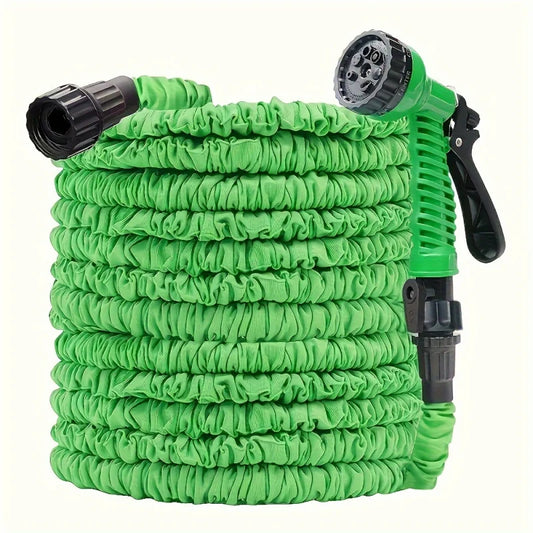 1 Roll, Expandable Garden Hose 100ft, Universal Head, Triple Length, Durable, No Battery Required, Multi-Use For Gardening