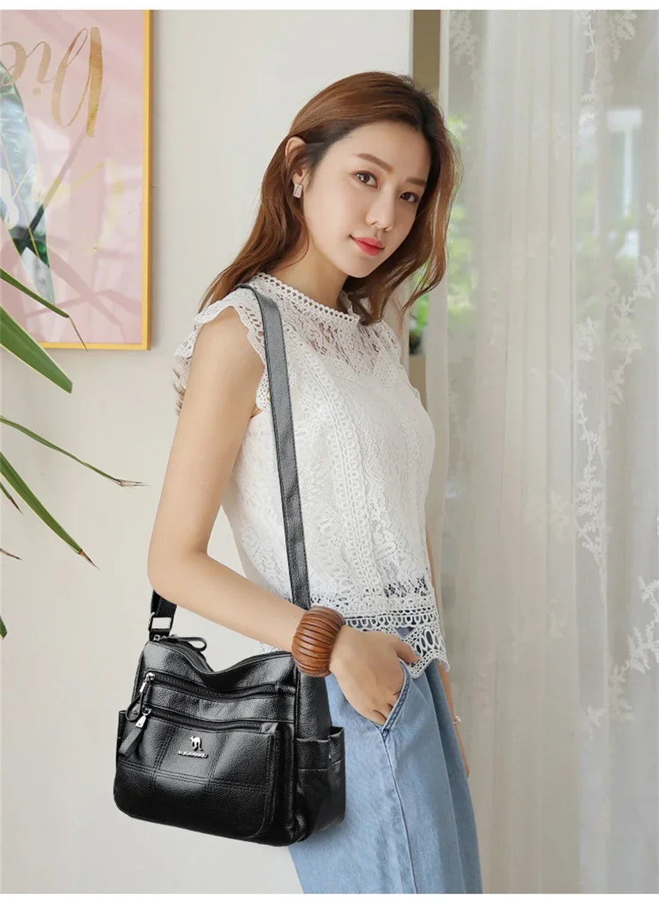 Genuine Brand PU Leather Sac Luxury Handbags Women Bags Designer Shoulder Crossbody Hand Bags for Women 2022 Purses and Handbags