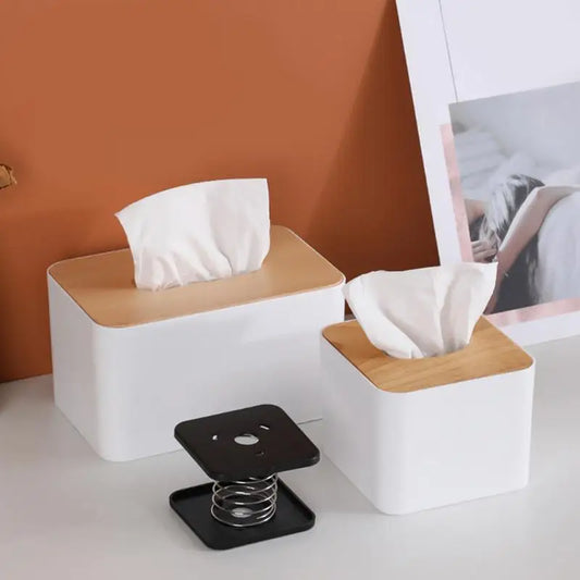 Tissue Box Spring Support Tissue Dispenser Holder Lifting Bracket Automatic Lift Tissue Car
