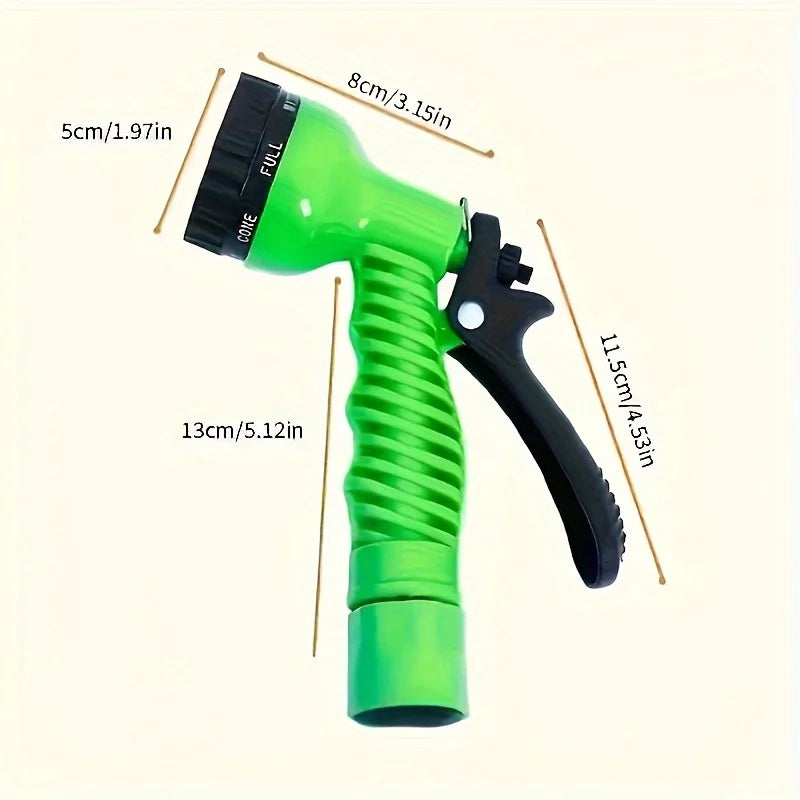 1 Roll, Expandable Garden Hose 100ft, Universal Head, Triple Length, Durable, No Battery Required, Multi-Use For Gardening