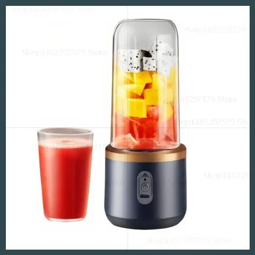 6 Blades Portable Blender 2Cups For Travel Portable Electric Juicer Mixer Usb Charge Fresh Fruit Juice Personal Blender Smoothie