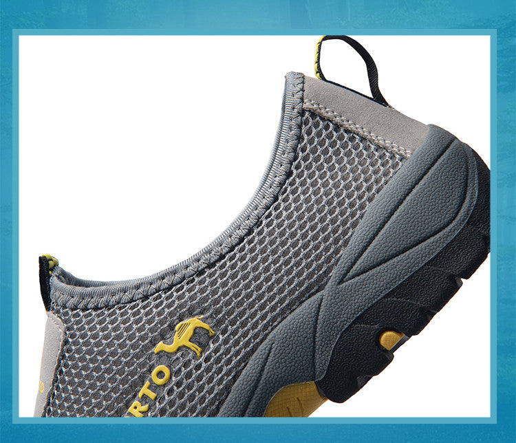 Men’s Breathable Slip-On Mesh Shoes - Lightweight Summer Casual Sneakers & Loafers