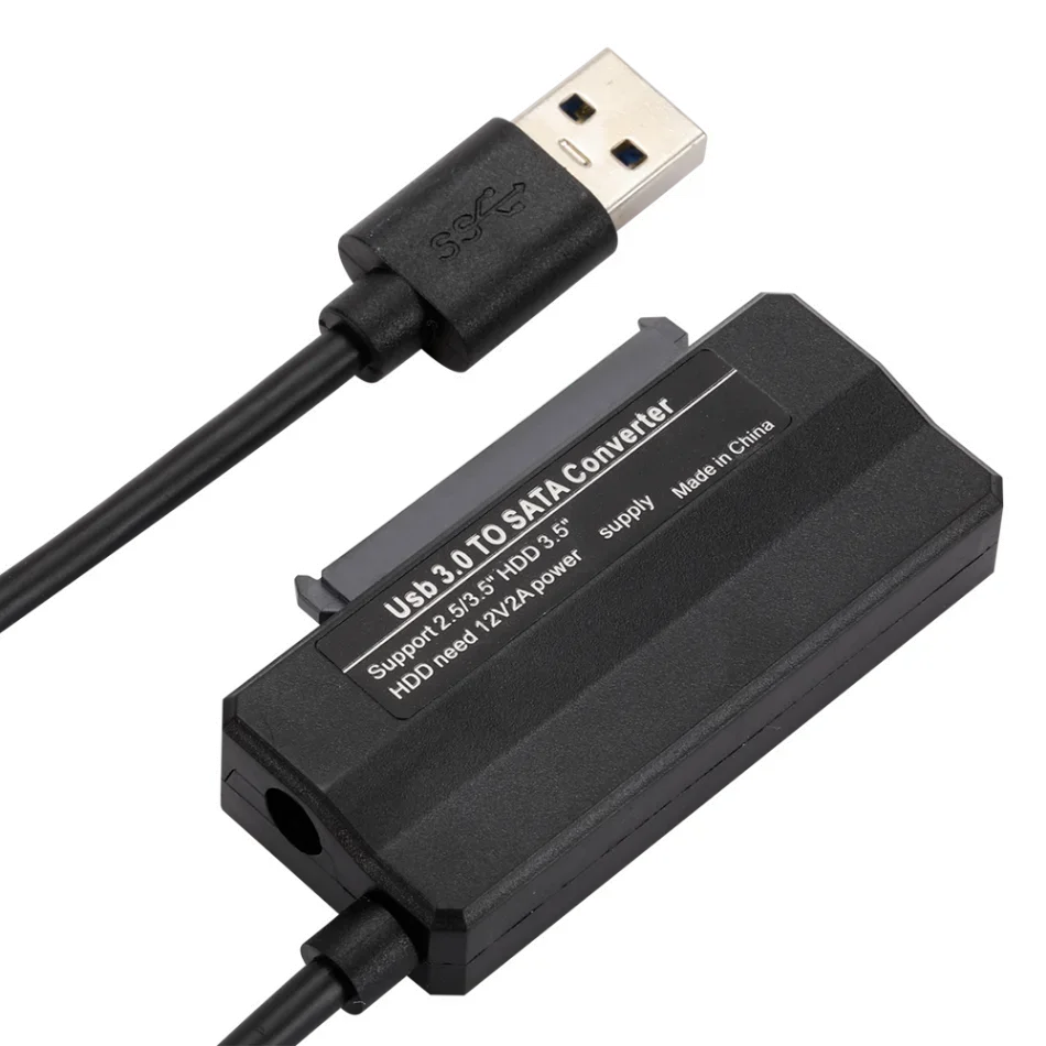 Sata To USB 3.0 Adapter Cable USB To SATA 3 Cable Support 22 Pin 2.5 3.5 Inche External HDD SSD Hard Disk Computer Connector Fit