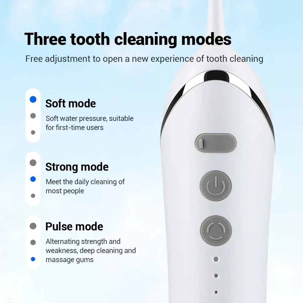 Electric Tooth Flosser High Pressure Jet Flosser Electric Toothbrush Whitening USB Rechargeable Gum Care Jet Scaler