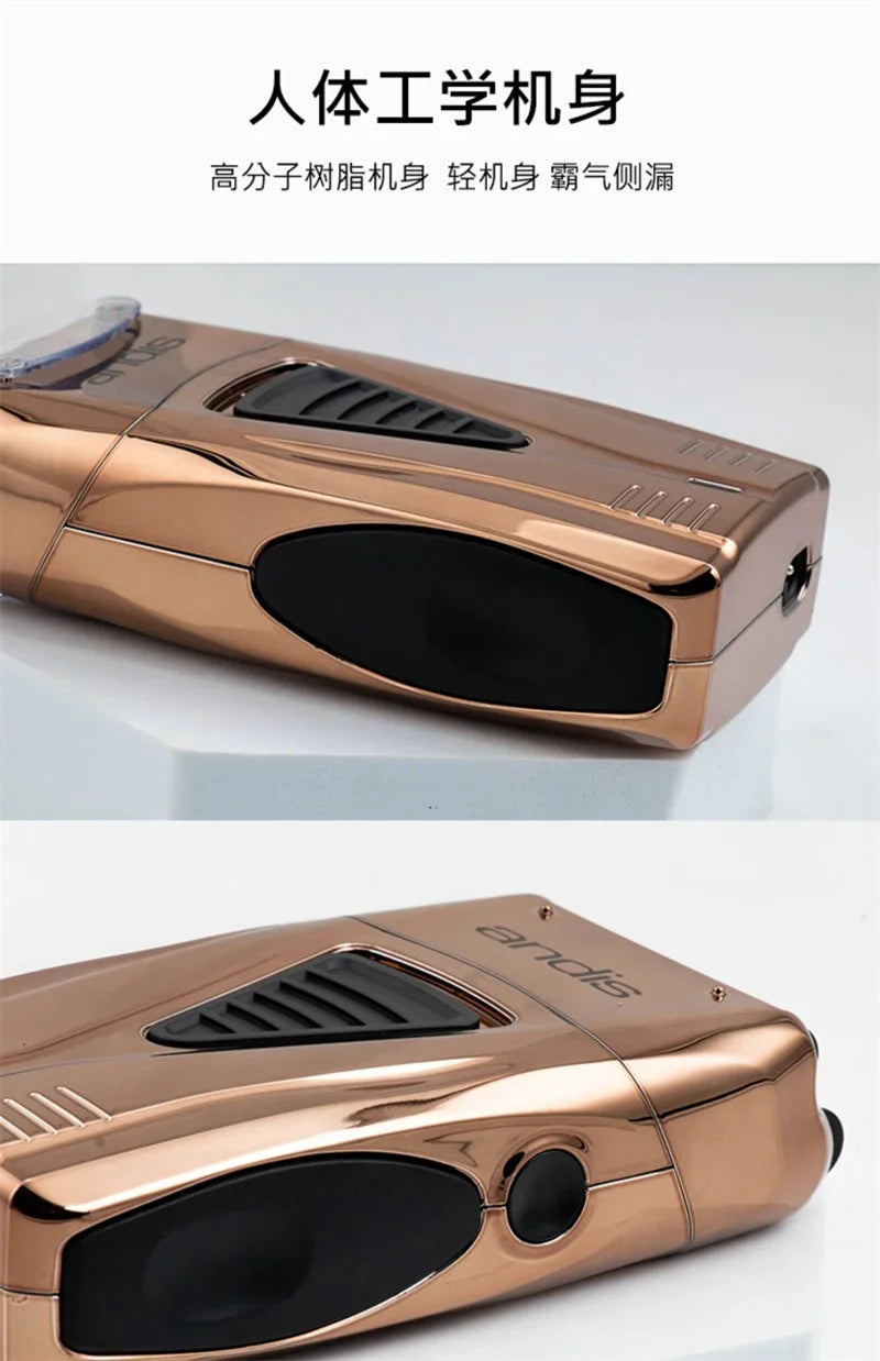 Andis Profoil Lithium Plus 17225 Barber Hair Cleaning Electric Shaver For Men Beard Stubble Razor Bald Shaving Machine Charger