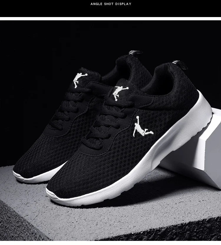 Men’s Breathable Mesh Running Shoes | Lightweight Casual Sports Sneakers with Soft Cushioning & Comfortable Walking