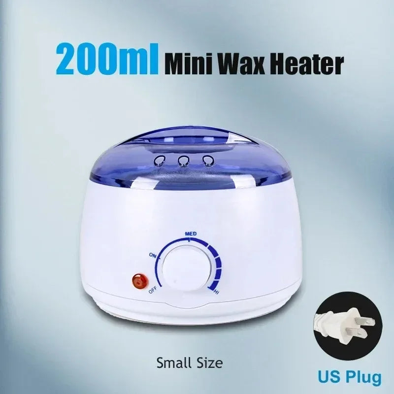 200ML Wax Heater Warmer Machine For Hair Removal Portable Multi-function Quick Painless Body Hair Removal Hard Wax Beans