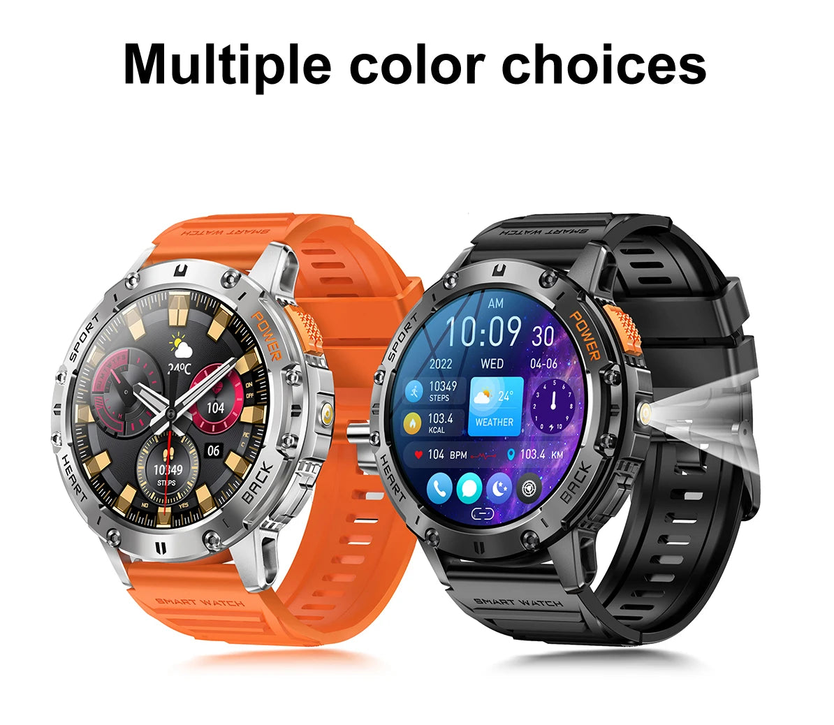 AMOLED Smart Watch for Men with Fitness Tracker.