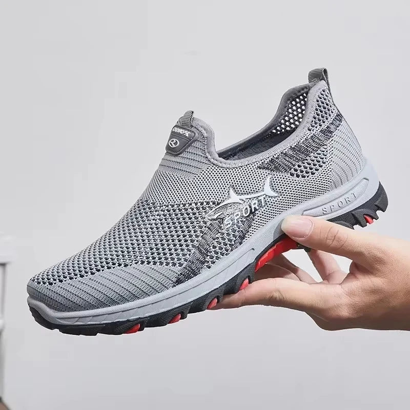 2025 Summer Mesh Men’s Sneakers – Lightweight Breathable Shoes