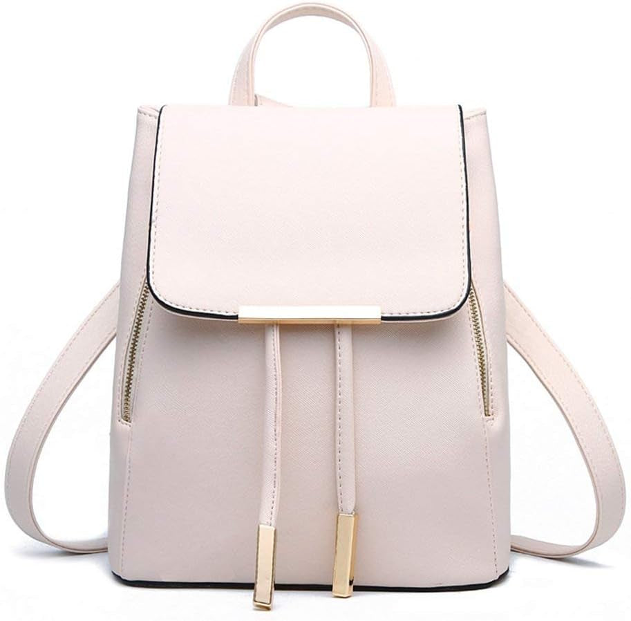 Travel Backpack Purses for Women Ladies Trendy Leather Shoulder Bags Multipurpose Anti-Theft Rucksack